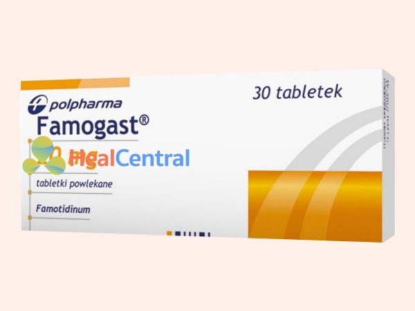 Hình ảnh hộp thuốc Famogast 20mg