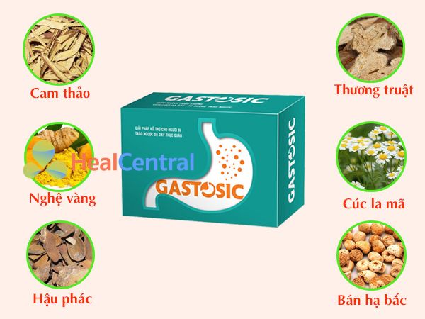 Các thảo dược chính có trong Gastosic