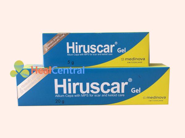 Kem trị sẹo Hiruscar - làm mờ các vết sẹo, vết thâm