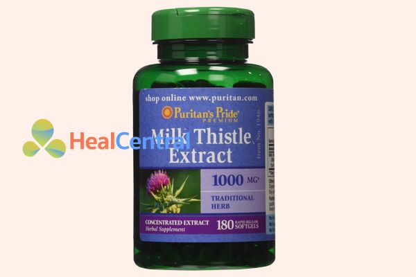 Milk Thistle Extract giúp giải độc gan, mát gan, tăng cường hệ miễn dịch