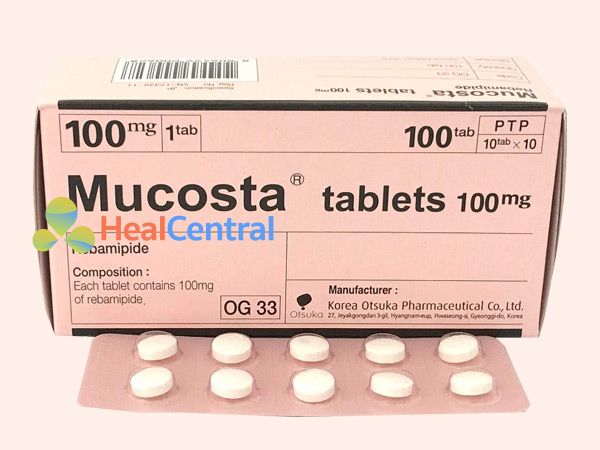 Hình ảnh hộp thuốc Mucosta 100mg