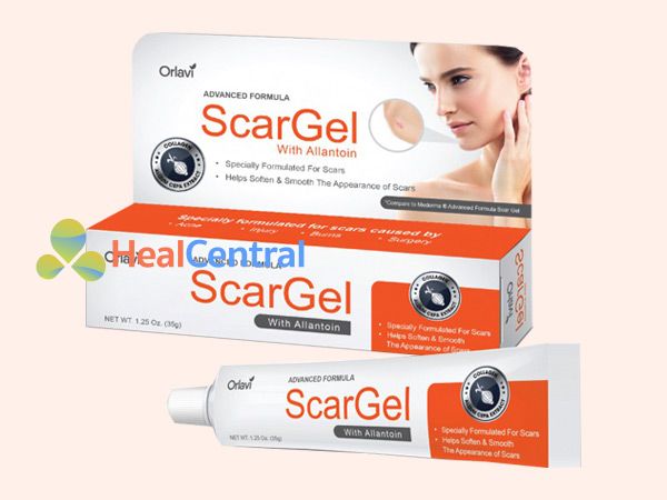 Thuốc Orlavi Scargel 35g làm mờ các vết sẹo, vết thâm