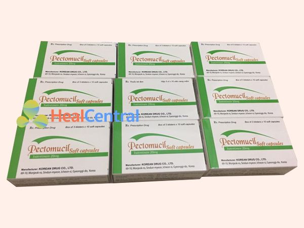 Thuốc Pectomucil Soft Capsule có xuất xứ từ Hàn Quốc
