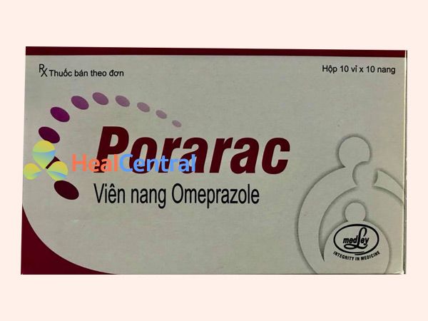 Thuốc Porarac điều trị loét dạ dày - tá tràng