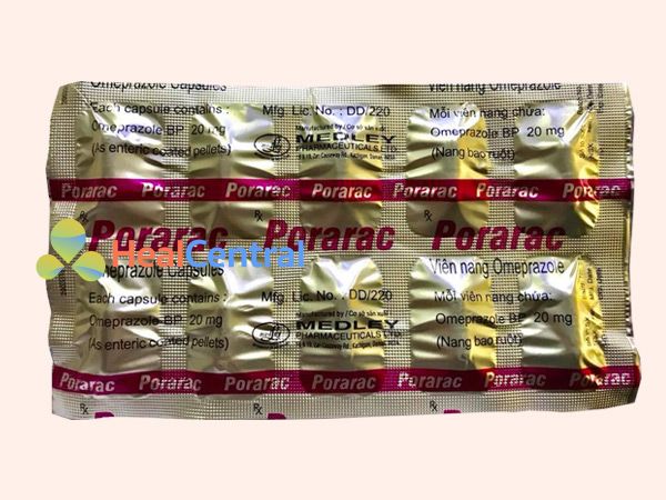 Thuốc Porarac được bào chế dưới dạng viên nang