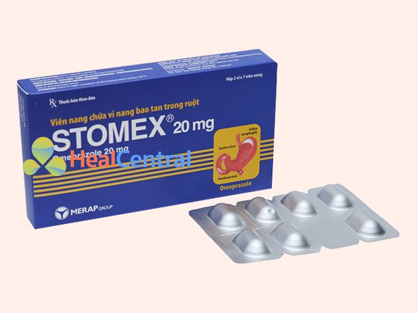Thuốc Stomex vỉ 7 viên nang