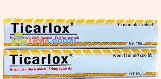 Kem trị sẹo Ticarlox chính hãng