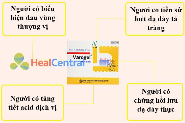 Chỉ định của thuốc Varogel