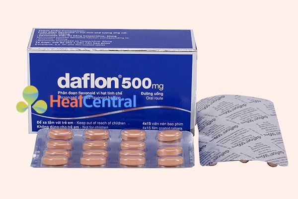 Hộp thuốc trị trĩ daflon