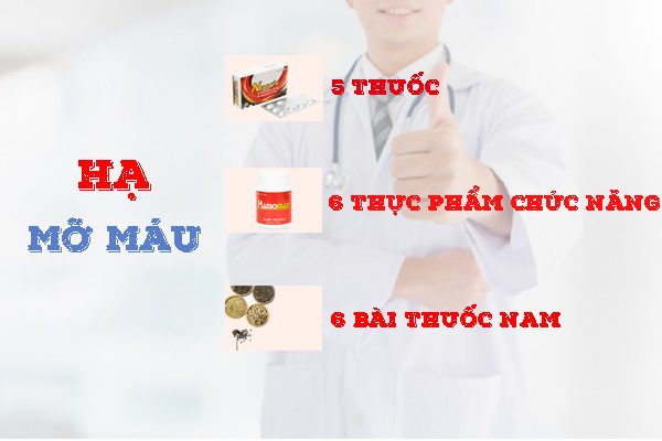 Các sản phẩm hạ mỡ máu