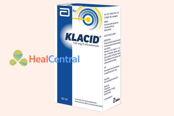 Hộp thuốc Klacid 125mg/5ml