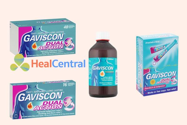 Một số dạng chế phẩm của Gaviscon