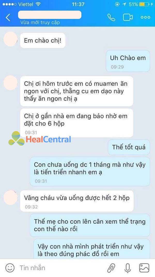 Review của khách hàng sau khi đã sử dụng Probio IMP