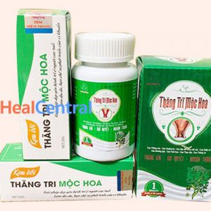 Sản phẩm Thăng Trĩ Mộc Hoa dạng bôi và dạng viên uống