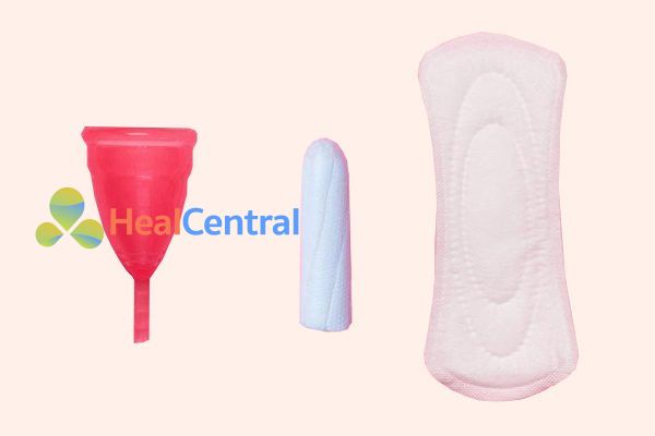 So sánh: Cốc nguyệt san, tampon, băng vệ sinh