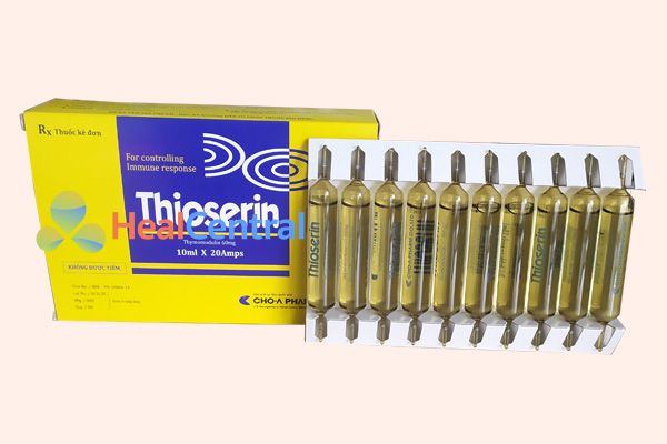 Hộp và vỉ thuốc Thioserin