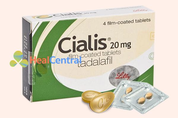 Thuốc Cialis có thành phần chính là Tadalafil