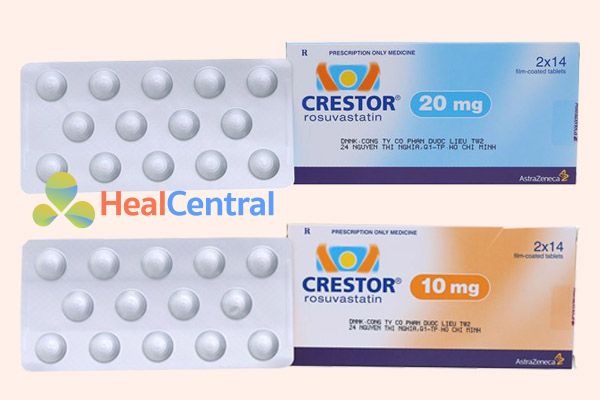 Thuốc Crestor do hãng dược phẩm AstraZeneca phân phối tại Việt Nam