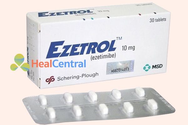 Thuốc Ezetrol 10mg do hãng dược phẩm Merck phân phối tại Việt Nam