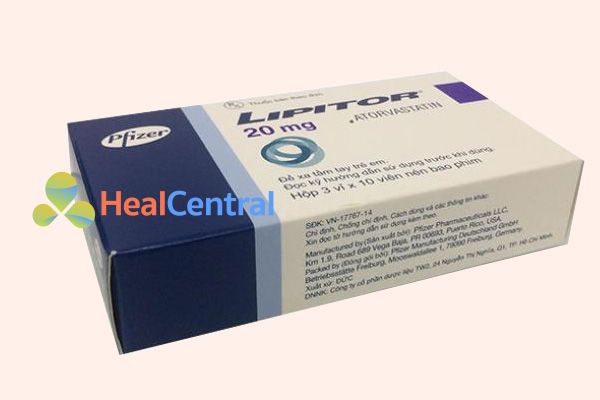 Thuốc Lipitor 20mg