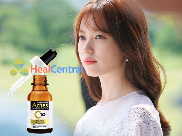 Serum Acnes C10 giúp làn da thêm mịn màng