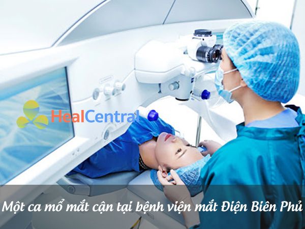 Một ca mổ mắt cận