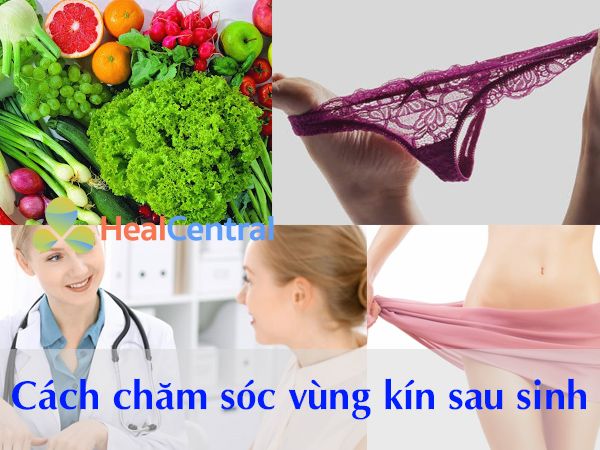 Chăm sóc vùng kín sau khi sinh