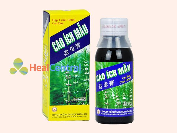 Hình ảnh lọ Cao Ích Mẫu