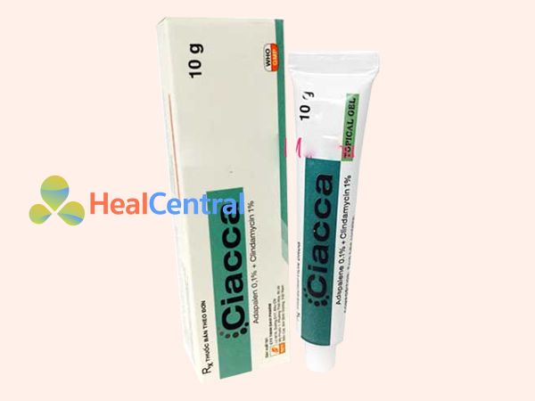 Mỗi tuýp thuốc Ciacca có 10g kem bôi