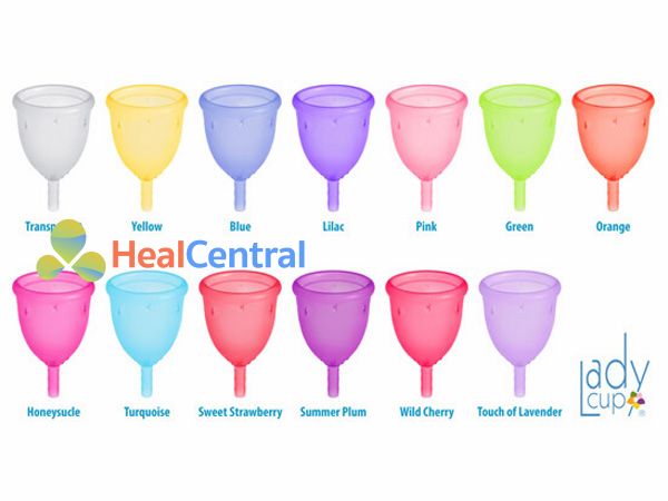 Các loại màu sắc của cốc nguyệt san Ladycup