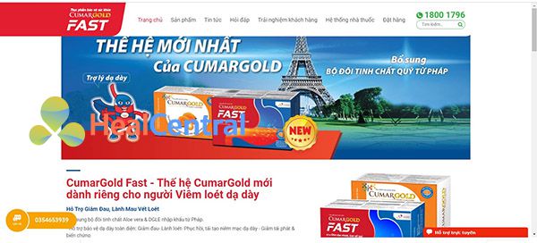 CumarGold Fast - Sự lựa chọn tốt cho bệnh nhân bị dạ dày