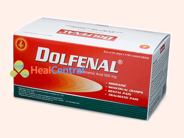 Thuốc Dolfenal chứa hoạt chất chính là axit mefenamic