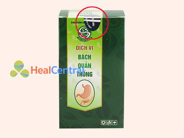 Tem chống giả của Dịch Vị Bách Quản Thống 