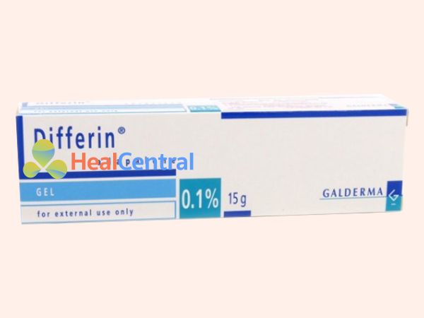 Hình ảnh hộp kem trị mụn Differin 0.1%