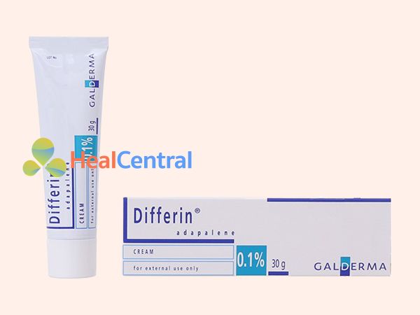 Thuốc trị mụn Differin 0.1% có xuất xứ từ Pháp