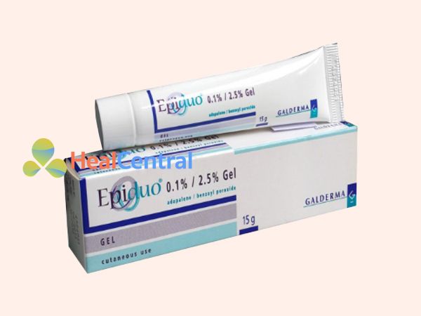 Hình ảnh hộp thuốc trị mụn Epiduo 15g