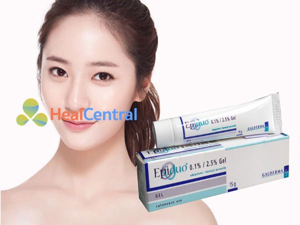 Thuốc trị mụn Epiduo giúp làn da sạch mụn