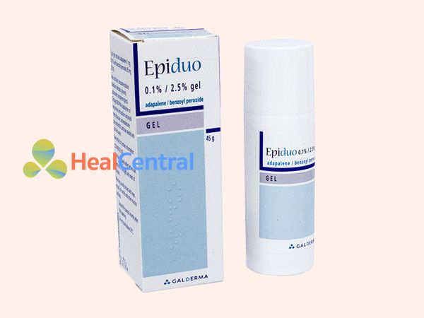 Hình ảnh hộp thuốc trị mụn Epiduo 45g