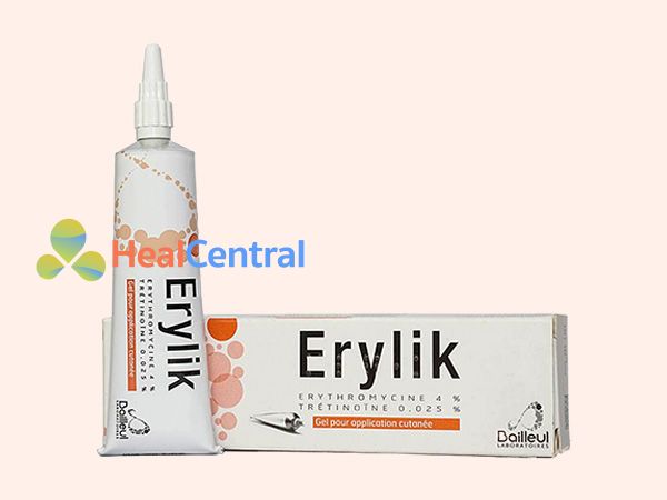 Hình ảnh tuýp gel trị mụn Erylik