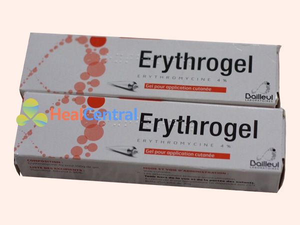 Erythrogel chứa thành phần Erythromycin