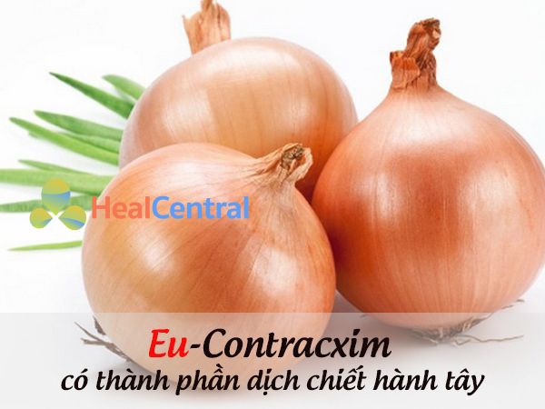 Thành phần kem trị sẹo Eu Contracxim chứa dịch chiết hành tây