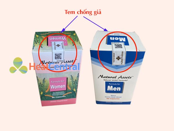 Formula For Men có tem chống giả của nhà sản xuất