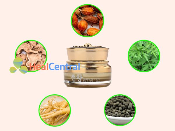 Các thành phần chính của kem trị sẹo Genie Junwang Fix Skin