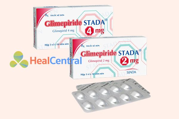 Thuốc Glimepiride 2mg và 4mg