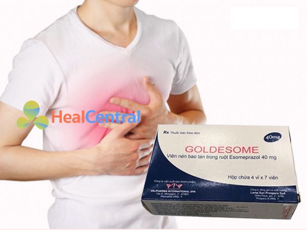 Thuốc Goldesome giảm triệu chứng trào ngược dạ dày