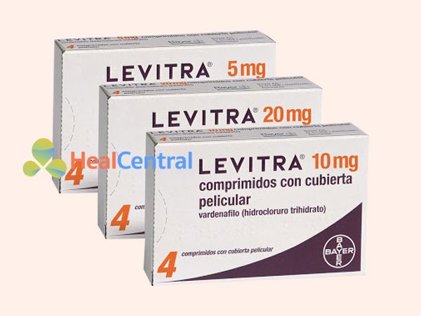 Các dạng bào chế của Levitra trên thị trường