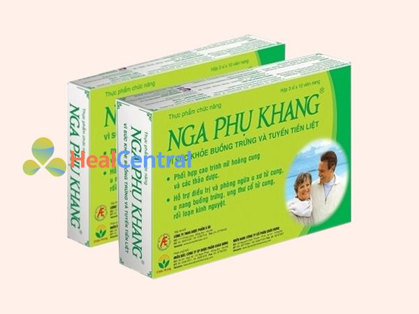 Hình ảnh hộp Nga Phụ Khang dạng vỉ