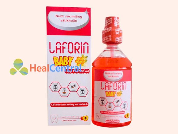 Hình ảnh nước súc miệng Laforin Baby