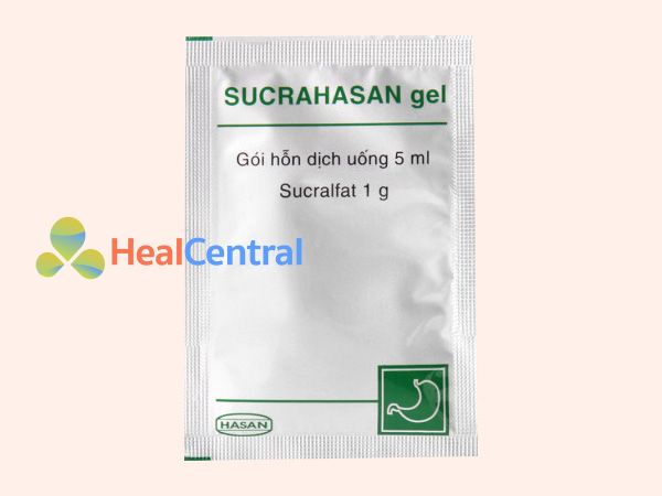 Hình ảnh gói thuốc Sucrahasan gel 5ml