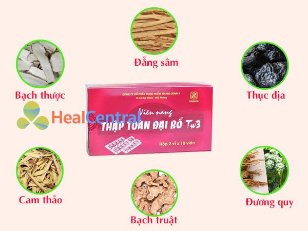 Thành phần thảo dược quý có trong Thập Toàn Đại Bổ